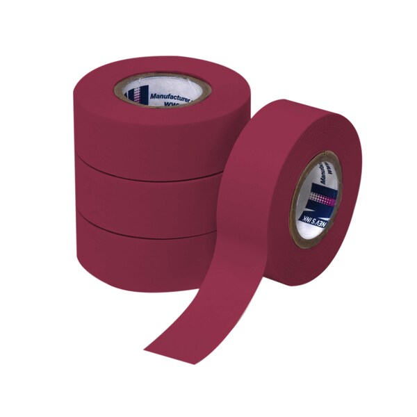 3/4 wide x 500 Maroon Labeling Tape, PK4